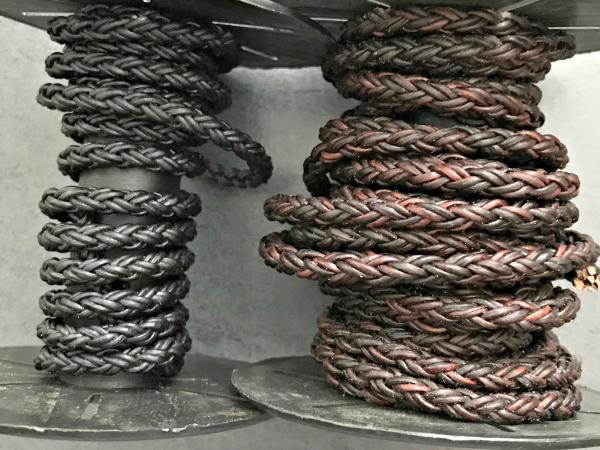 braided leather colour choices