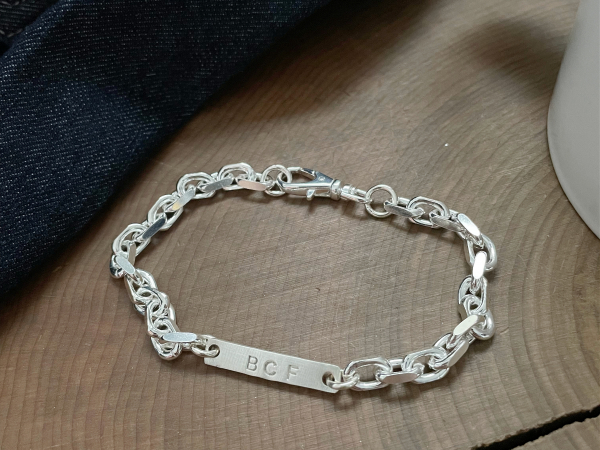 masculine chain bracelet