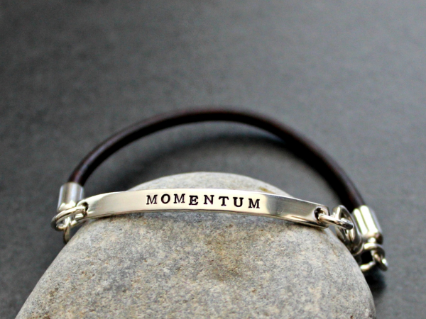 inspirational word bracelet