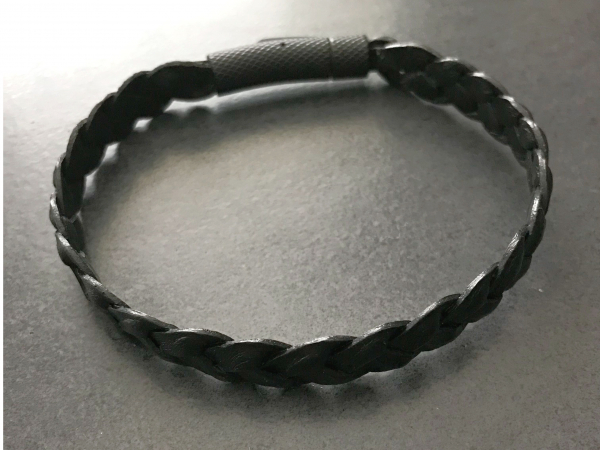 thick men's leather bracelet