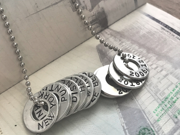 custom travel ring necklace