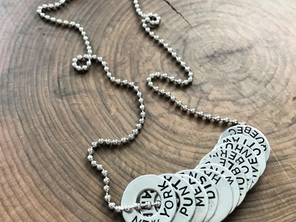 PTW Travel Tag Necklace