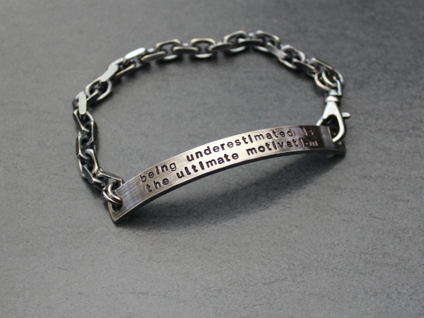 inspirational quote bracelet