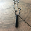 mens custom bar necklace