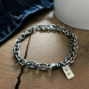 men's sterling silver chain bracelet