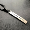 personalized quote necklace