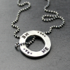 Personalized men's necklace