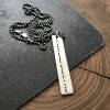 personalized morse code necklace