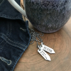 custom silver tag necklace