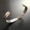 Sterling Silver Men's Inspiration Cuff Prove Them Wrong