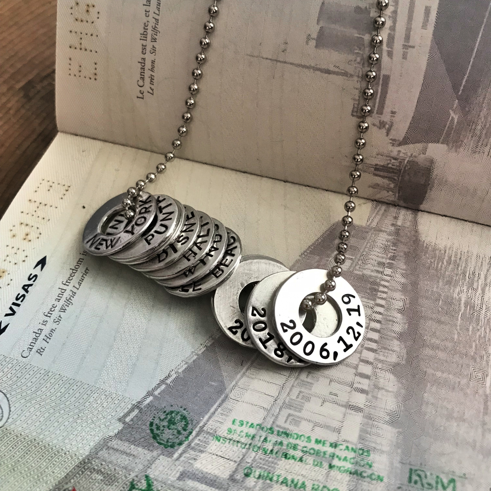 mens travel necklace